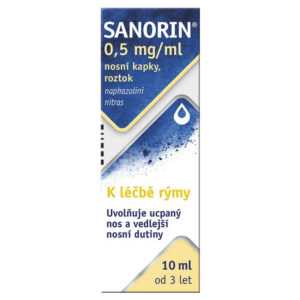 SANORIN 0.5mg/ml nosní kapky