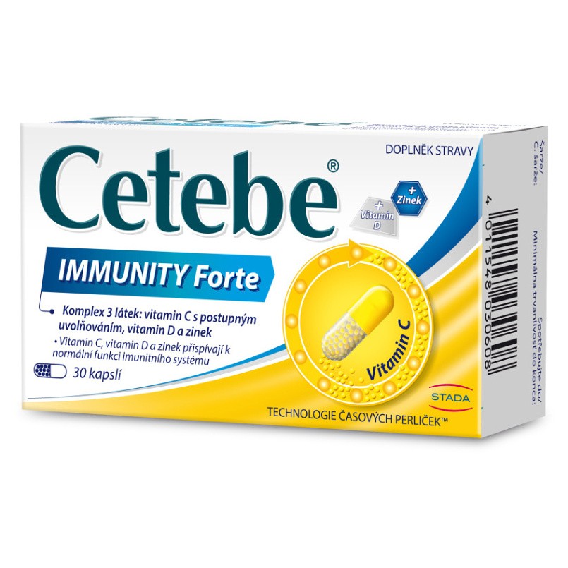 CETEBE Immunity forte 30 kapslí