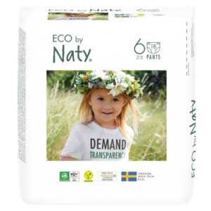 ECO BY NATY Natahovací plenkové kalhotky XL 16+ kg 18 kusů