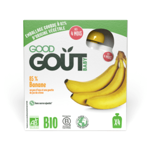 GOOD GOUT BIO Banán 4x85 g