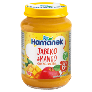 HAMÁNEK Kojenecká výživa ovocná svačinka mango a jablko 6m+ 190 g