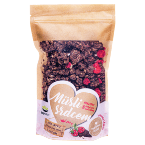 TOPNATUR Müsli srdcem malina & belgická čokoláda 250 g