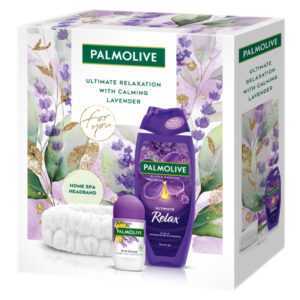 PALMOLIVE Lavander Relax SG 500 ml + roll-on 50 ml Dárkové balení