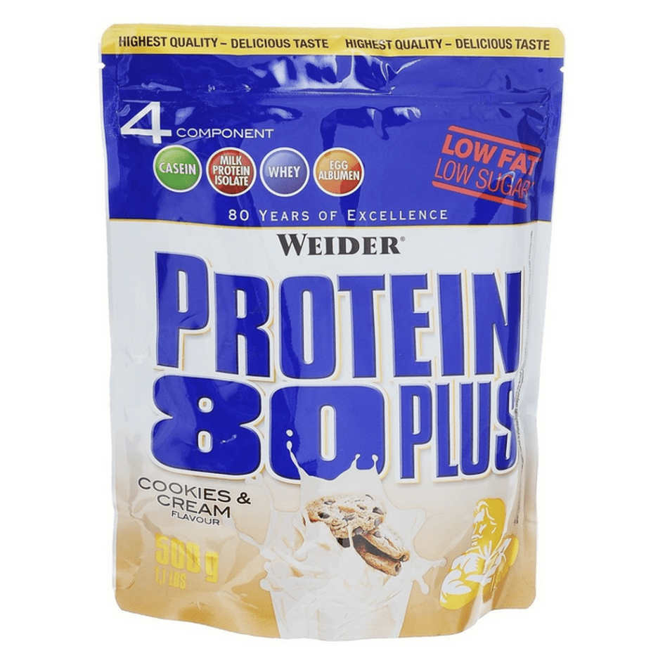 WEIDER Protein 80 plus cookies a cream 500 g