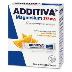 ADDITIVA Magnesium 375 mg direct pomeranč 20 sáčků