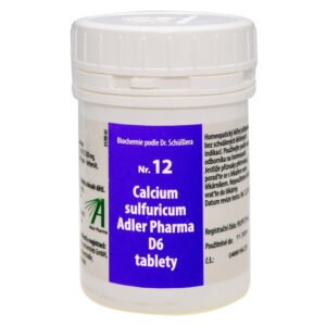 ADLER PHARMA Nr.12 Calcium sulfuricum D6 400 tablet