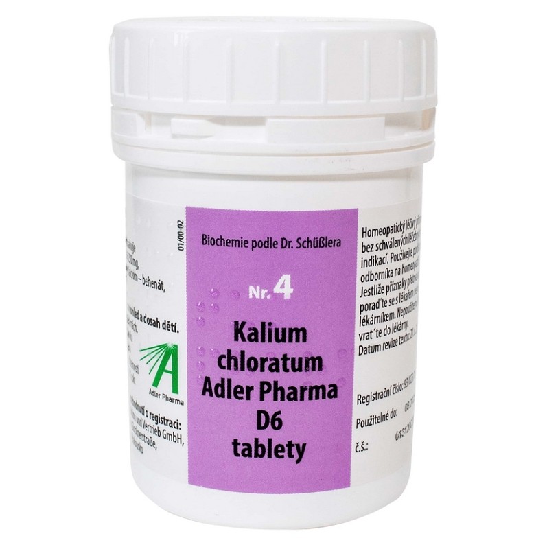 ADLER PHARMA Nr.4 Kalium chloratum D6 400 tablet