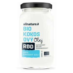 ALLNATURE Kokosový olej RBD bez vůně 1000 ml BIO