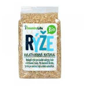 COUNTRY LIFE Rýže kulatozrnná natural BIO 500 g