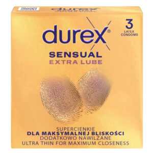 DUREX Sensual extra lube 3 kusy