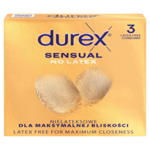 DUREX Sensual no latex 3 kusů