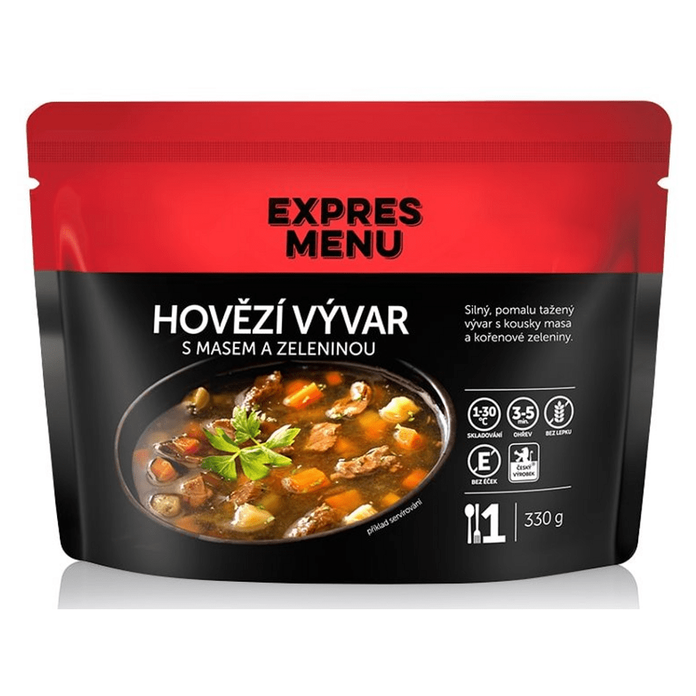 EXPRES MENU Hovězí vývar se zeleninou 330 g