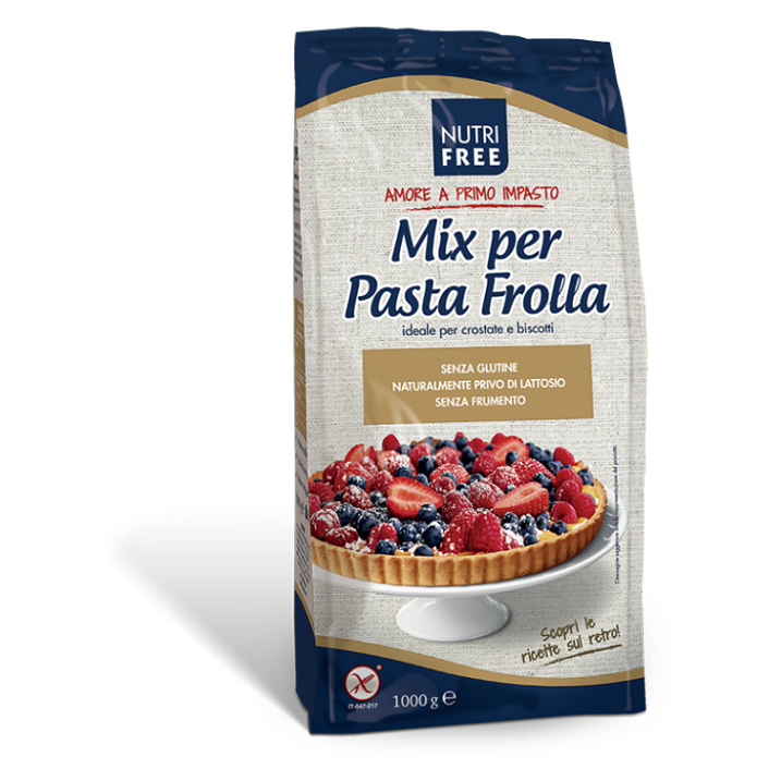 NUTRIFREE Mix per Pasta Frolla bezlepková směs na pečení 1 kg