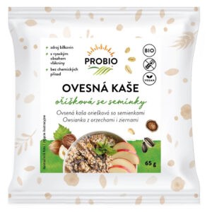 PROBIO Kaše ovesná oříšková se semínky bezlepková jednoporcová 65 g