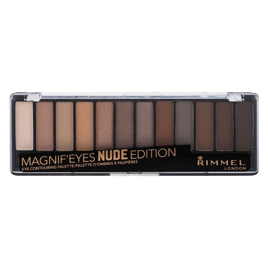 RIMMEL LONDON Magnif Eyes Palette Oční stíny 001 Nude Edition 14